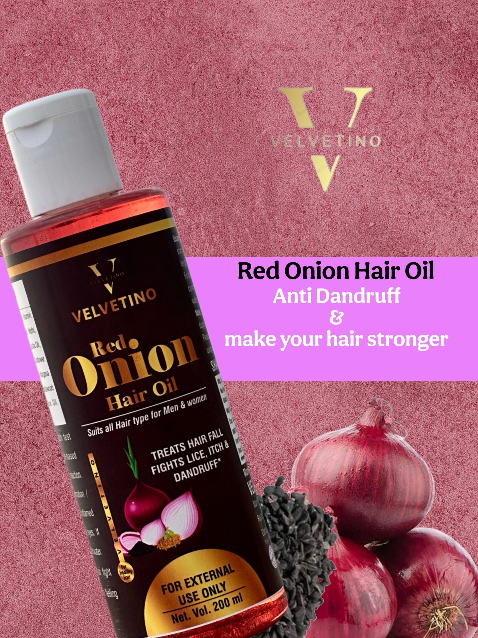 Velvetino Red Onion Hair Oil