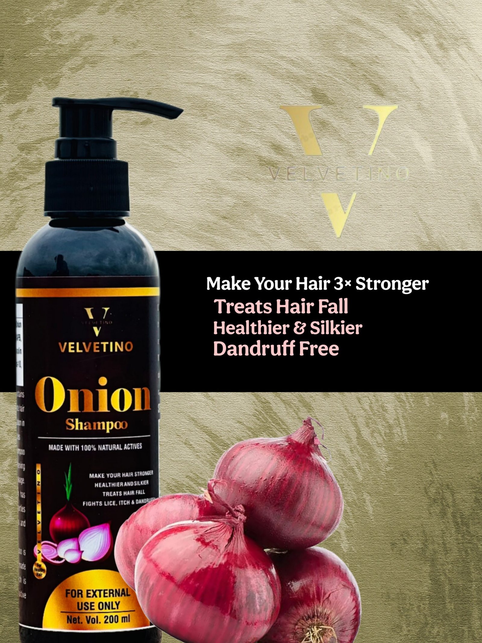 Velvetino Onion Shampoo